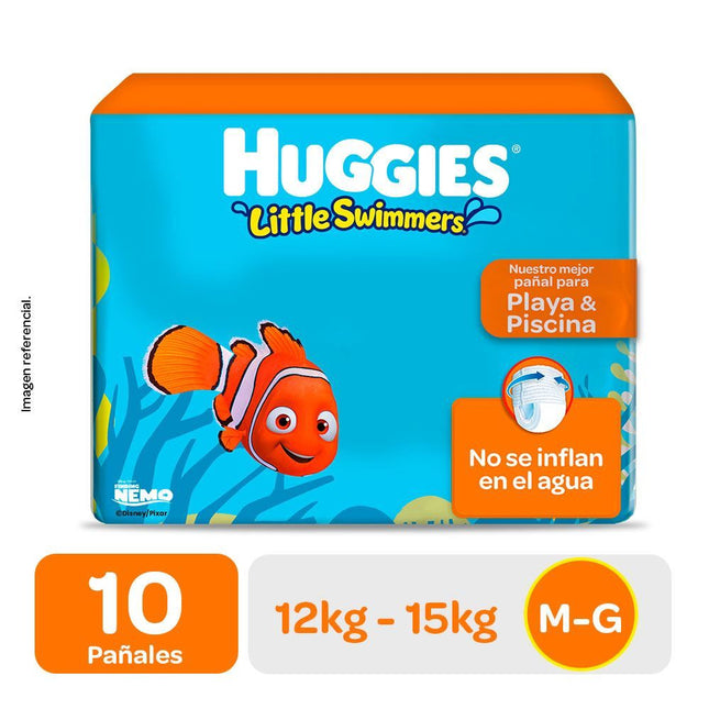 Pants Huggies Little Swimmers Nemo Talla M/g 10 Und