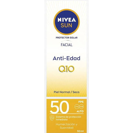 NIVEA - PROTECTOR SOLAR FACIAL ANTI-EDAD Q10 FPS50 50ml