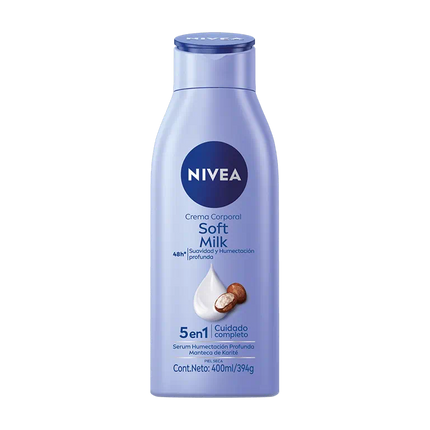 NIVEA - Crema Corporal Soft Milk 400ml