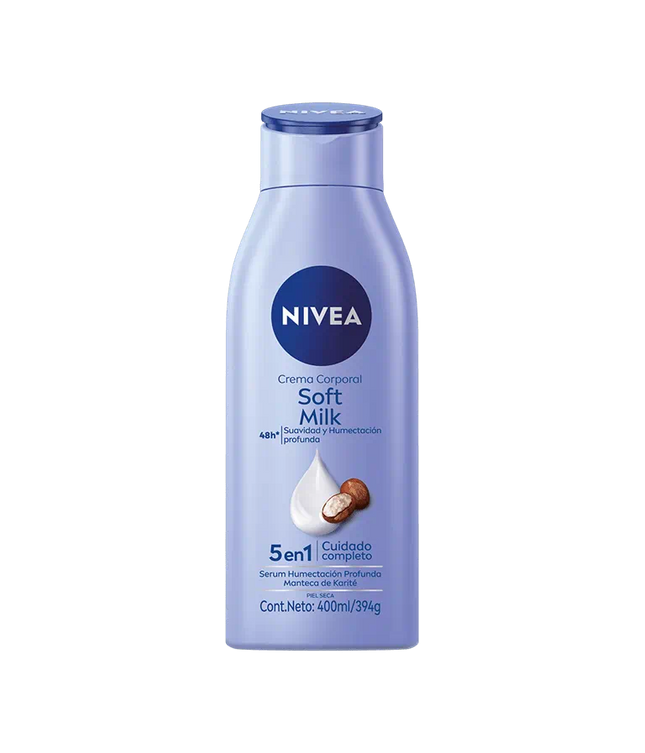 NIVEA - Crema Corporal Soft Milk 400ml