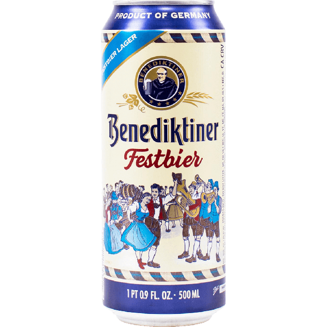 Six Pack Cerveza Benediktiner Festbier Blonde Lager en lata de 500 ml