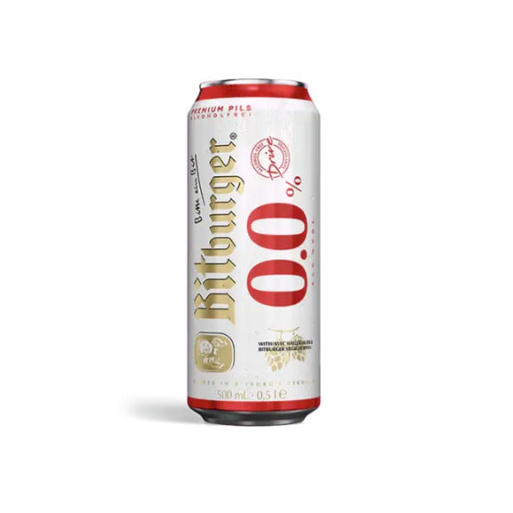 Six Pack Cerveza Bitburger Drive 0.0% Lata 500 ml
