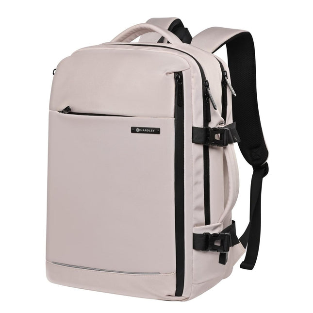 Mochila Urbana Brussels 23 L – Impermeable, Antirrobo y Conector USB Beige