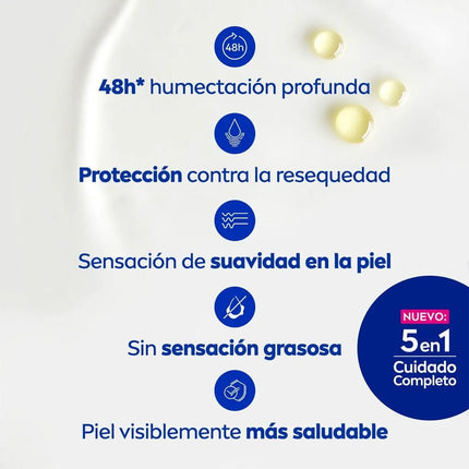 NIVEA - Crema Corporal Milk Nutritiva 400ml