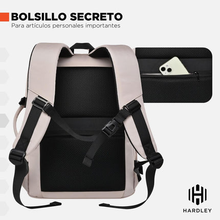 Mochila Urbana Brussels 23 L – Impermeable, Antirrobo y Conector USB Beige