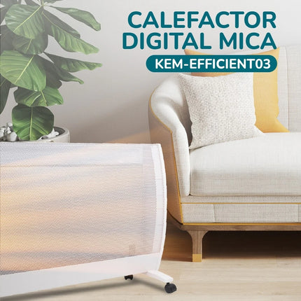 Panel Calefactor Kendal Mica KEM-EFFICIENT03 1800W Hasta 18 m²