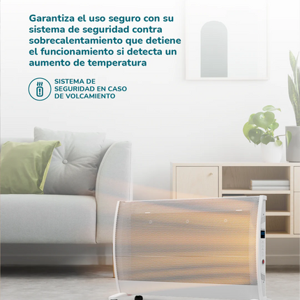 Panel Calefactor Kendal Mica KEM-EFFICIENT03 1800W Hasta 18 m²