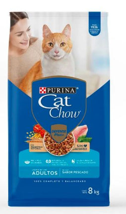 Cat Chow Adultos Pescado – Alimento Seco para Gatos 8kg