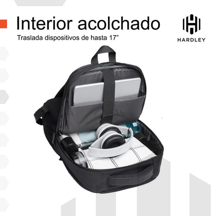Mochila Antirrobo London 20 L – Impermeable, USB 3.0 y Compartimento para Laptop 17″