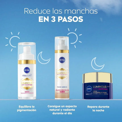 Nivea - Luminous 630 Fluido Anti-Manchas Tono Medio 40ml