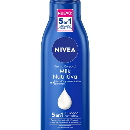 NIVEA - Crema Corporal Milk Nutritiva 400ml