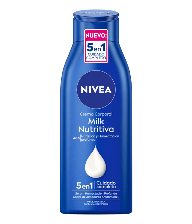 NIVEA - Crema Corporal Milk Nutritiva 400ml