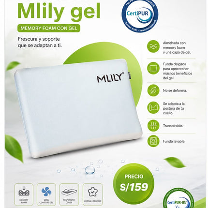 Almohada MLILY GEL Memory Foam
