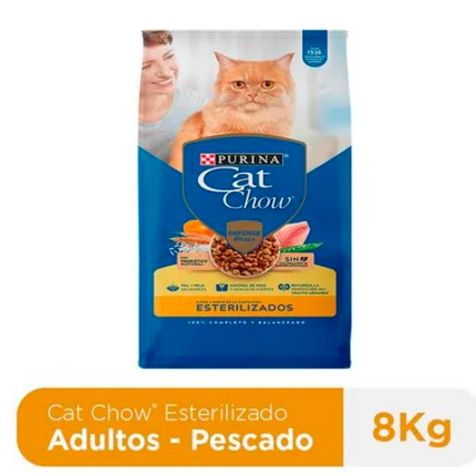 Alimento Para Gatos Cat Chow Esterilizados 8kg