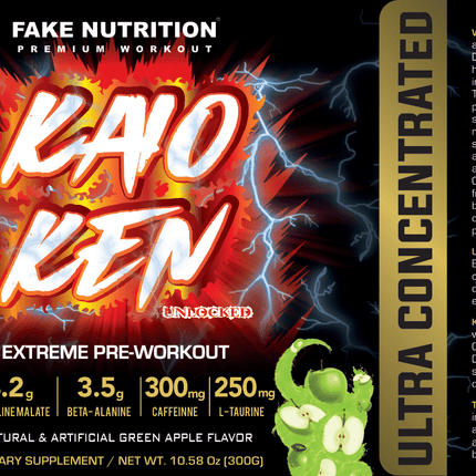Kaio Ken Extreme Pre Workout By Fake Nutrition 300g