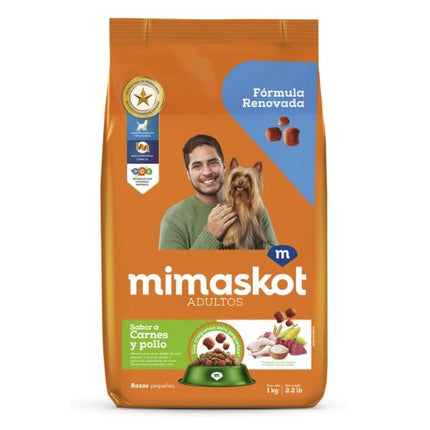 Mimaskot Perros Adultos Raza Pequeña Sabor Carne y Pollo – Alimento Seco para Perros 1kg