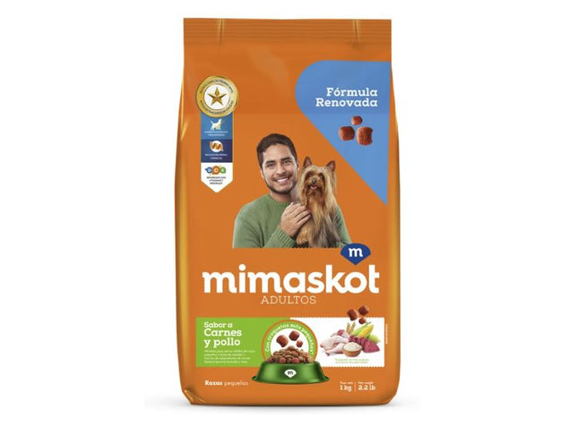 Mimaskot Perros Adultos Raza Pequeña Sabor Carne y Pollo – Alimento Seco para Perros 1kg
