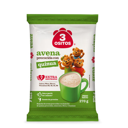 QUINUA AVENA 3 OSITOS 270 GR