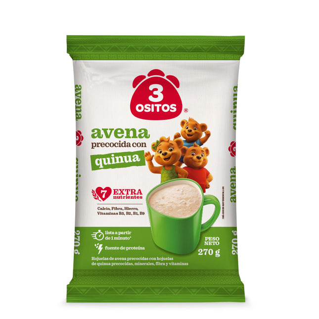 QUINUA AVENA 3 OSITOS 270 GR