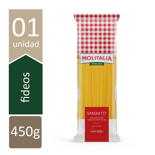 SPAGHETTI MOLITALIA 450 GR