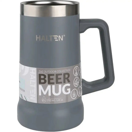Mug Cervecero Halten Stone 710 ml – Acero Inoxidable Doble Pared