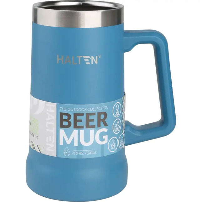 Mug Cervecero Halten Stone 710 ml – Acero Inoxidable Doble Pared