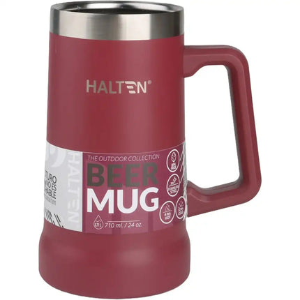 Mug Cervecero Halten Stone 710 ml – Acero Inoxidable Doble Pared