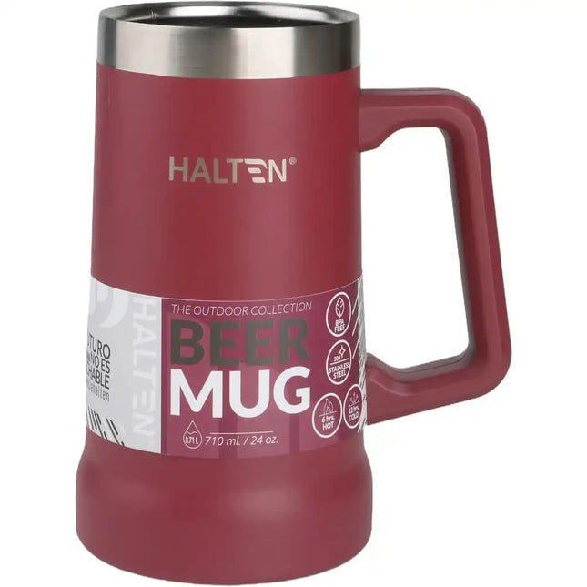 Mug Cervecero Halten Stone 710 ml – Acero Inoxidable Doble Pared