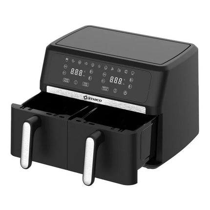 Freidora de Aire Imaco AF1790D XXL 9 L Doble Canastilla Digital