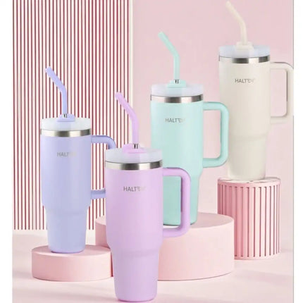 Big Mug Halten 1200 ml – Acero Inoxidable Doble Pared al Vacío Rosado