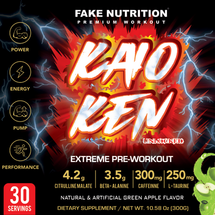 Kaio Ken Extreme Pre Workout By Fake Nutrition 300g