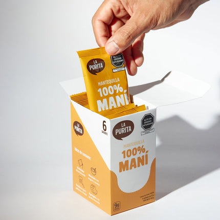 Mantequilla de Maní 100% Pack x6 de 32 g