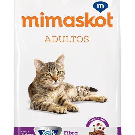 Mimaskot Gatos Adultos Sabor Salmón – Alimento Seco para Gatos 450g