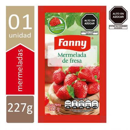 DOY PACK MERMELADA FRESA FANNY 227 GR