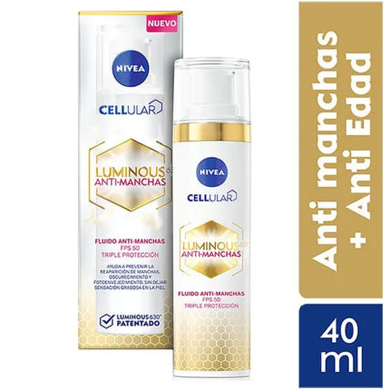 Nivea Cellular Luminous Anti Manchas Día Spf50 40Ml