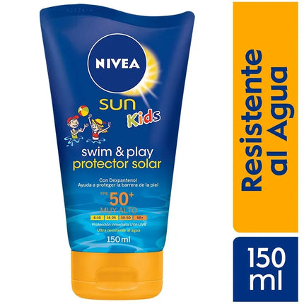 Bloqueador Nivea Sun Kids Swim Play Fps 50-150Ml