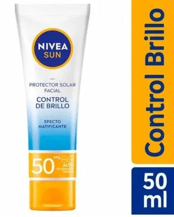 Nivea Sun Face Shine Control Cream  Fps50 50Ml