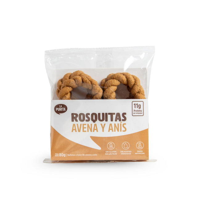 Rosquitas de Avena y Anís 80 g