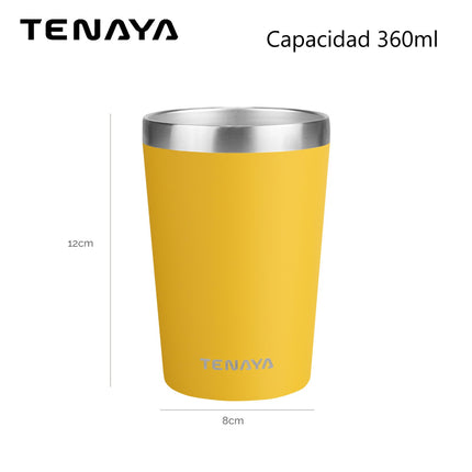 Vaso Tenaya Draft Soft Touch 360 ml – Acero Inoxidable Doble Pared al Vacío