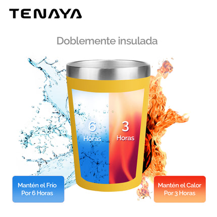Vaso Tenaya Draft Soft Touch 360 ml – Acero Inoxidable Doble Pared al Vacío