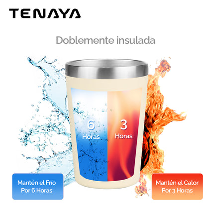 Vaso Tenaya Draft Soft Touch 360 ml – Acero Inoxidable Doble Pared al Vacío