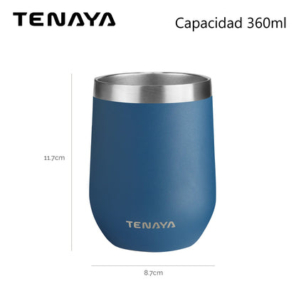 Vaso Gota Tenaya Draft 360 ml – Acero Inoxidable Doble Pared al Vacío Soft Touch