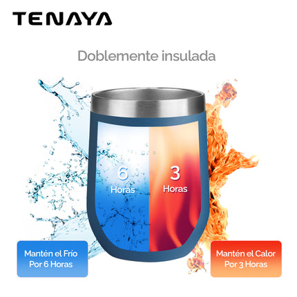 Vaso Gota Tenaya Draft 360 ml – Acero Inoxidable Doble Pared al Vacío Soft Touch