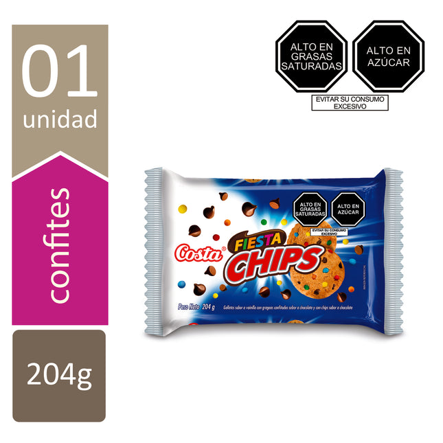 GALLETA CHIPS FIESTA 6x34 GR
