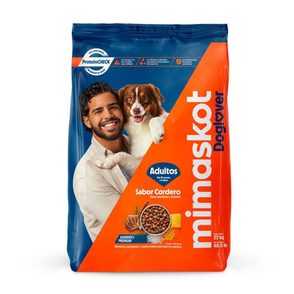 Alimento para Perro Adulto Mimaskot Cordero Razas MedGran 22 Kg