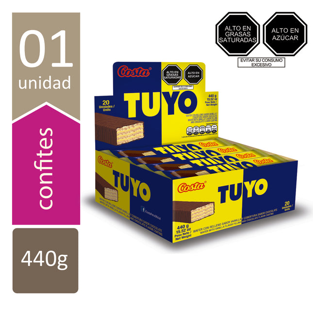 WAFER TUYO DP 20 UNIDADES